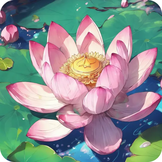 AI Generated Water Lily